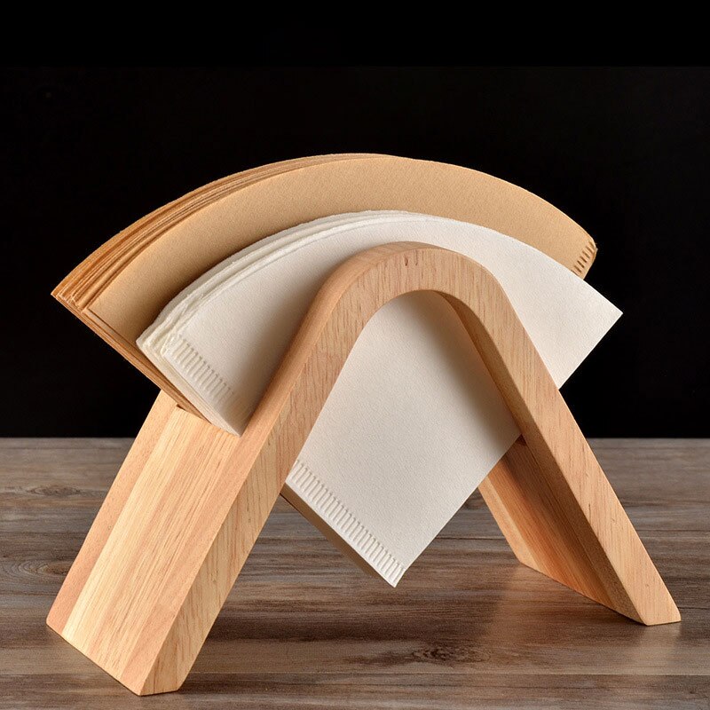 Coffee Filter Holder, Coffee Paper Storage Rack V60 Hand Drip Coffee Filter Paper Dispenser Storage Stand