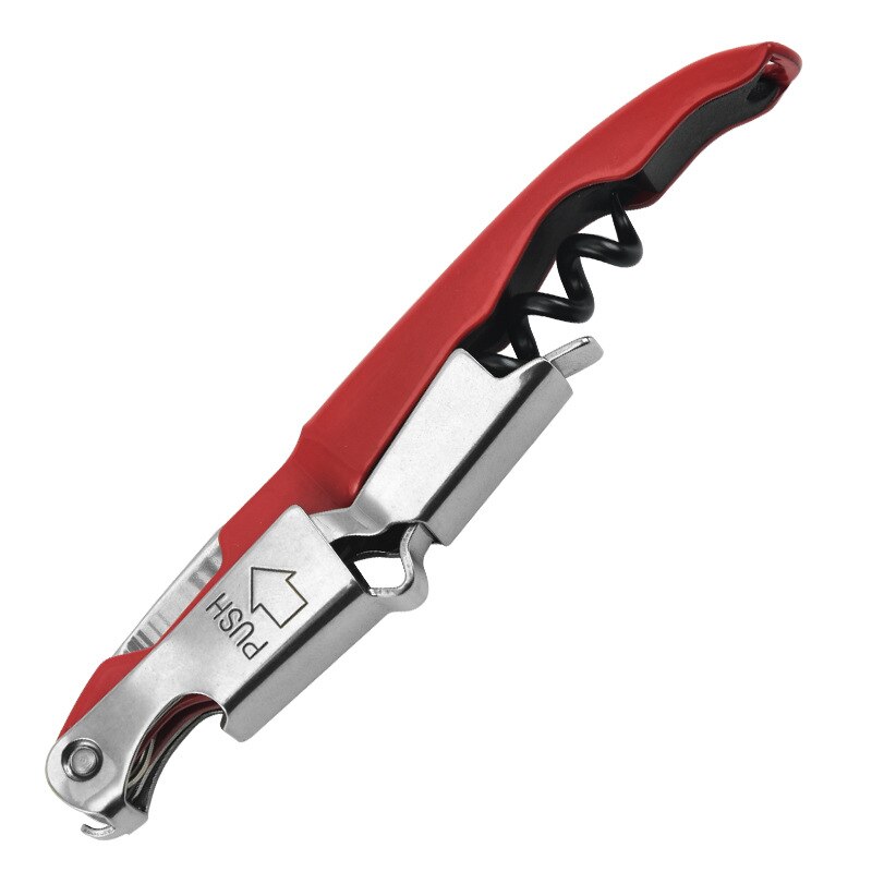 Waiter Corkscrew, Wine Opener with Foil Cutter, Multi-Functional All-in-1, Double Lever Bottle Opener for Bartenders and Gifts