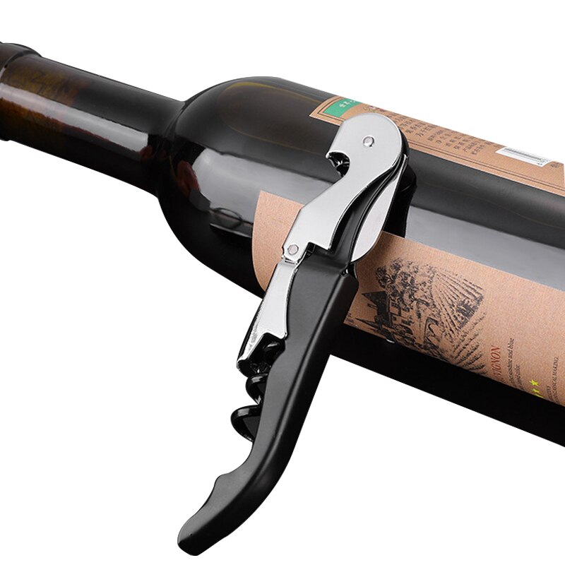 Waiter Corkscrew, Wine Opener with Serrated Foil Cutter, Double Lever Wine Bottle Opener for Bartenders and Gifts