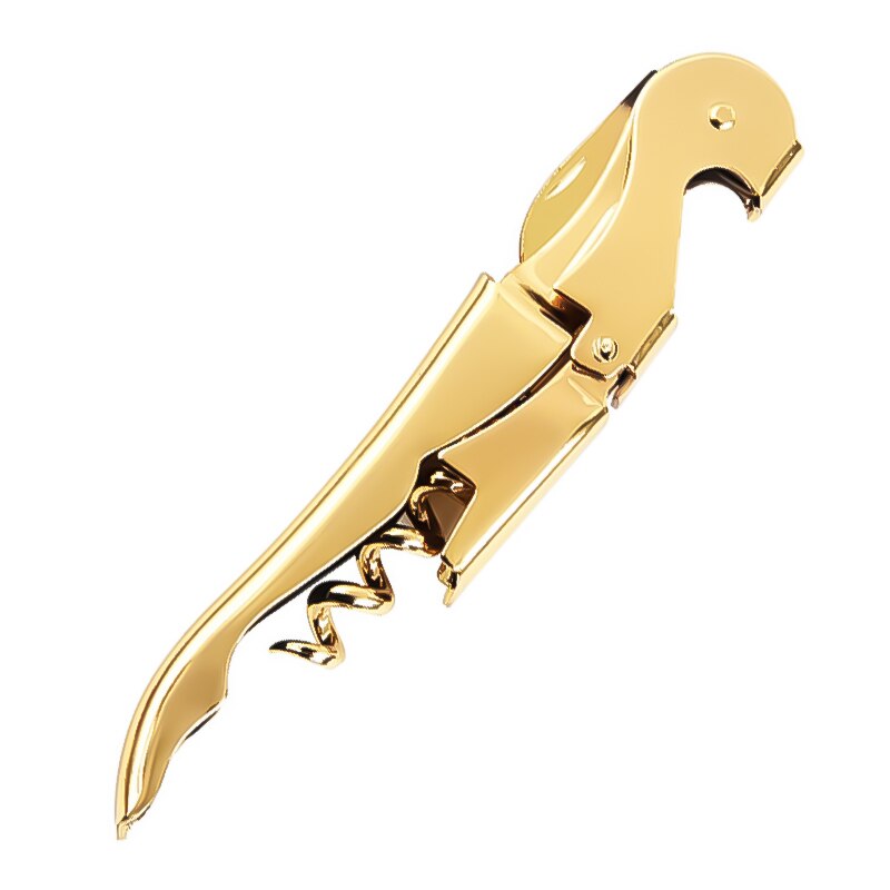 Waiters Corkscrew, Wine Bottle Opener, Stainless Steel Dual Lever System and Integrated Blade Cutter with Opener for Bartenders